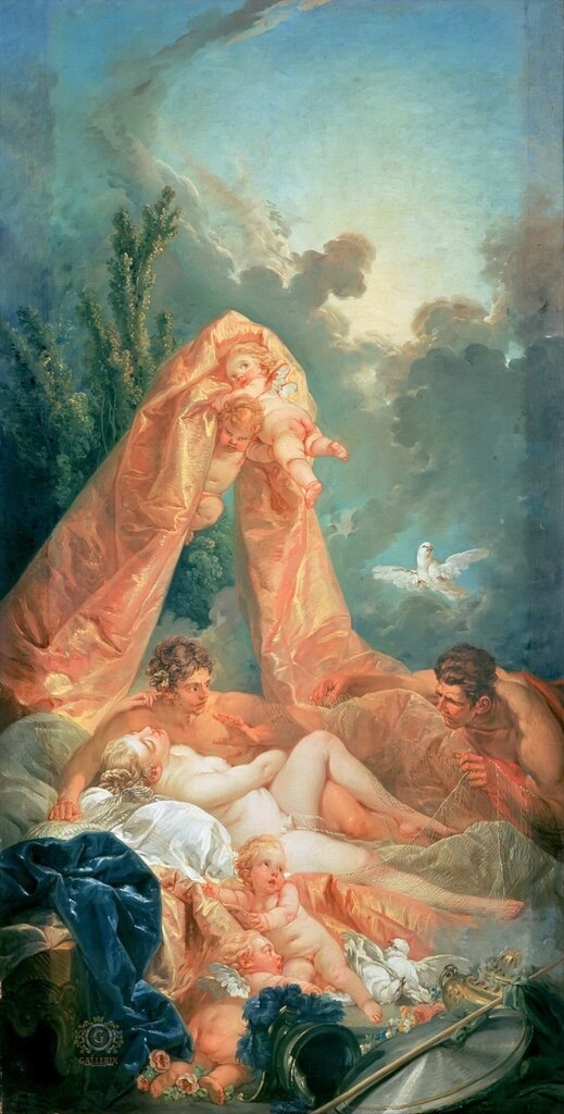 Франсуа Буше: Марс і Венера, заскочені Вулканом 1754