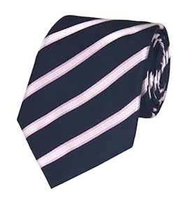 Класичні смужки на краватці нахилені зліва направо, але не у випадку з американськими краватками - наприклад, Brooks Brothers