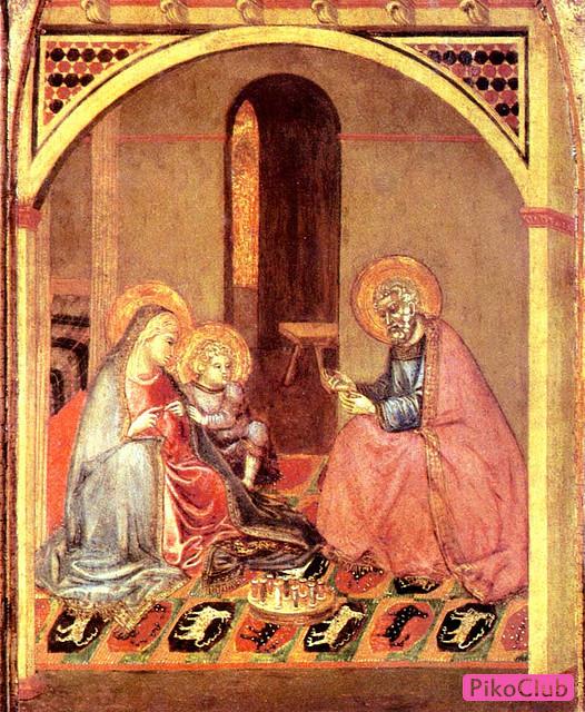Саме в цей період з'являється три зображення в'язкої Діви Марії, виконані трьома відомими художниками: двоє з яких італійці, Томмадо де Модена (1325-1379) і Амброджо Лоренцетті (1295-1348), а третій - німецький майстер Бертрам з Міндена (1345-1415 )