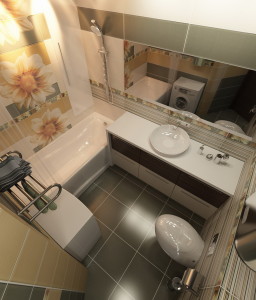 Ванна кімната будь-якого розміру дає простір фантазії дизайнера: фахівець може перетворити це приміщення в місце для приємного відпочинку і розслаблення
